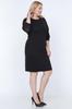 Women's Big Size Dress Tulle Sleeve Star Plus Size Dress