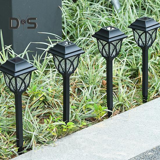 2 szt. Zewnętrzne Lampy Solarne Ścieżkowe Super Jasne Automatyczne Włączanie/Wyłączanie Wodoodporne Oświetlenie Ogrodowe Krajobrazowe Lampy Podwórkowe