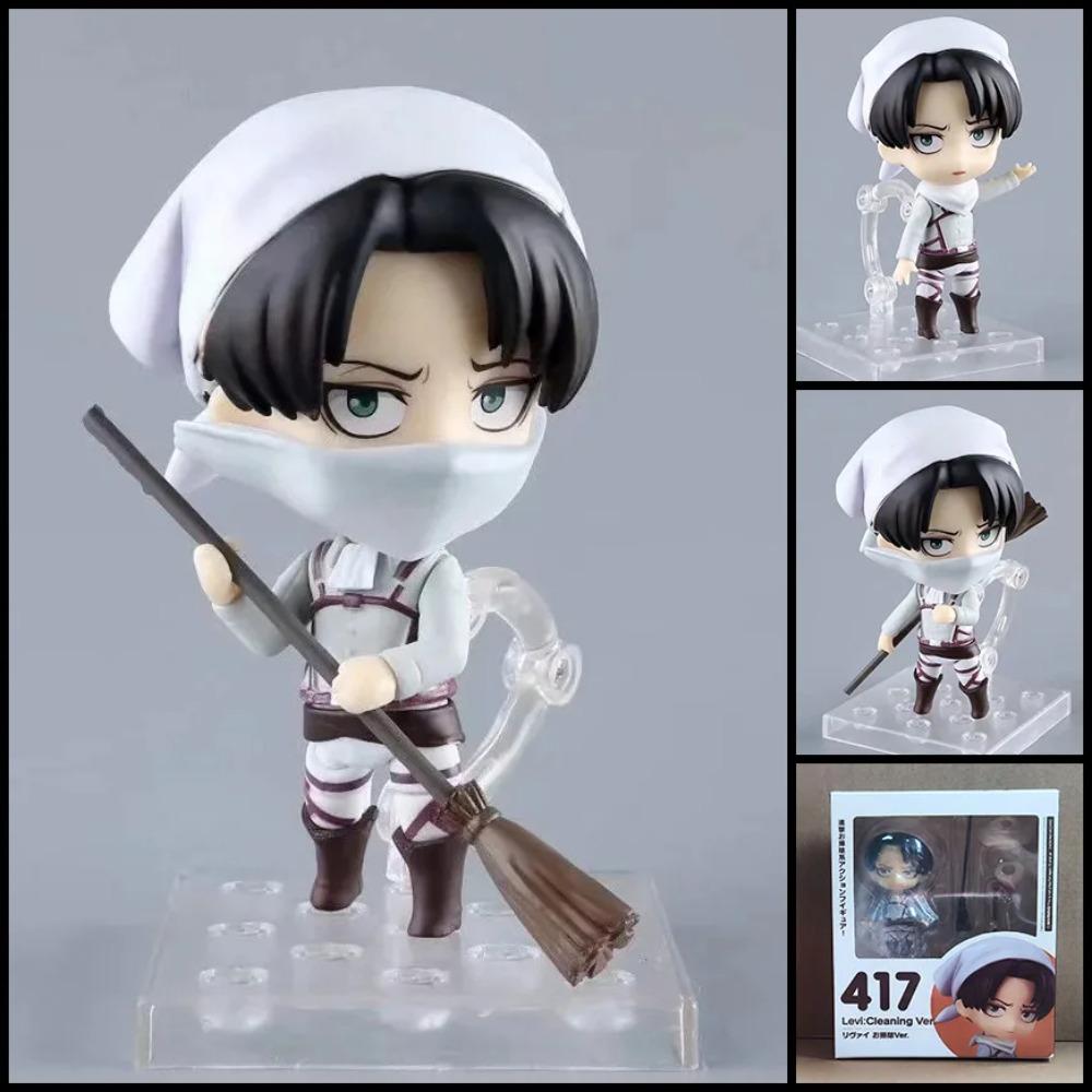 Attack on Titan Animation Seriefigurer Leksak Eren Mikasa Levi Hange Reiner Anime Action Rörliga Modellfigurer Samling NTR