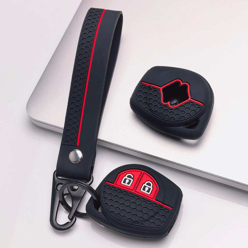 Honeycomb Car Key Cover for Suzuki Swift Alto Jimny SX4 Vitara Ignis Celerio Dzire with Keychain Honeycomb Texture Anti Scratch Car Remote Key Sleeve