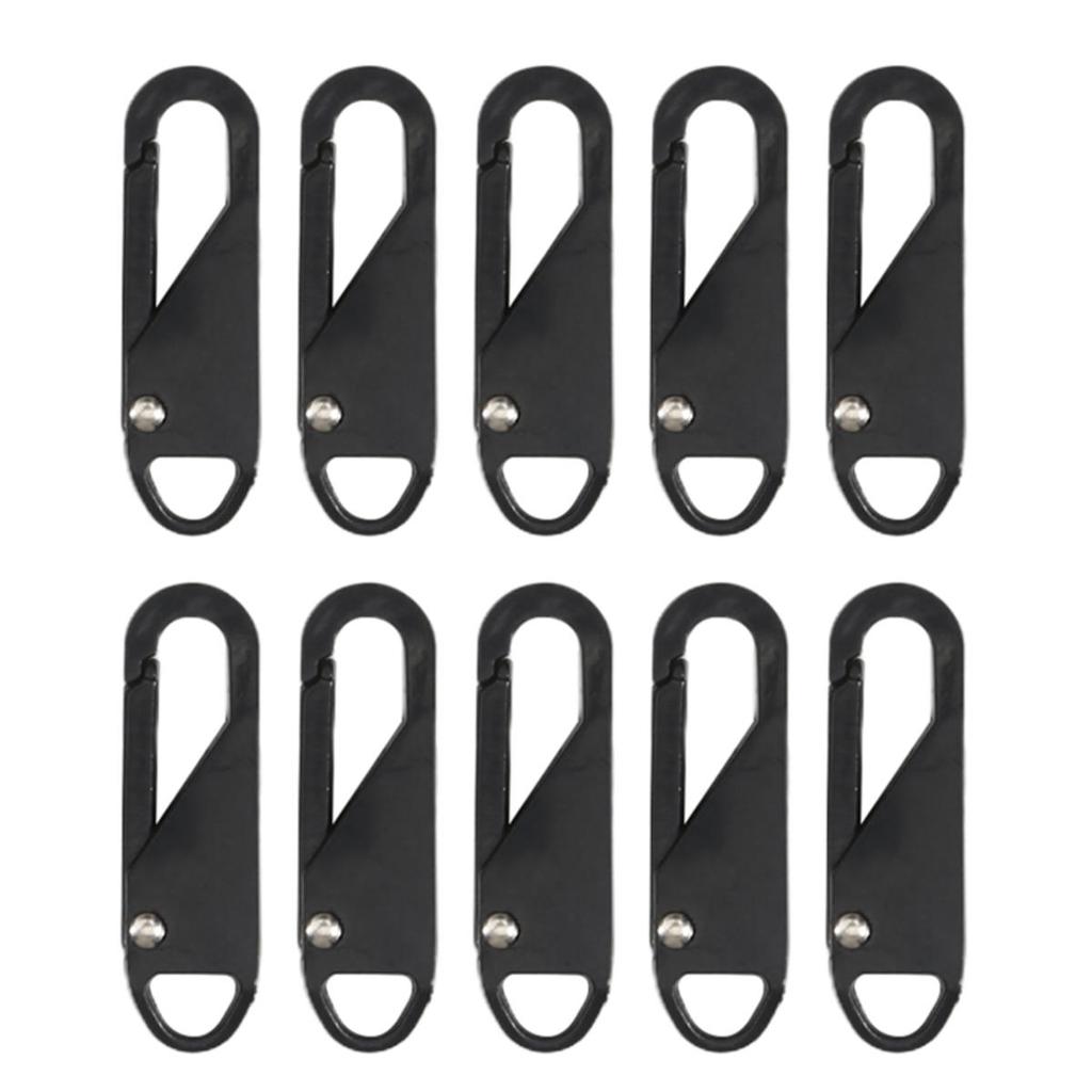 Zip Puller Replacements Zip Slider Repair Instant Zippers Head Pull Handle Zippers Extender for Cloth Travel Bag