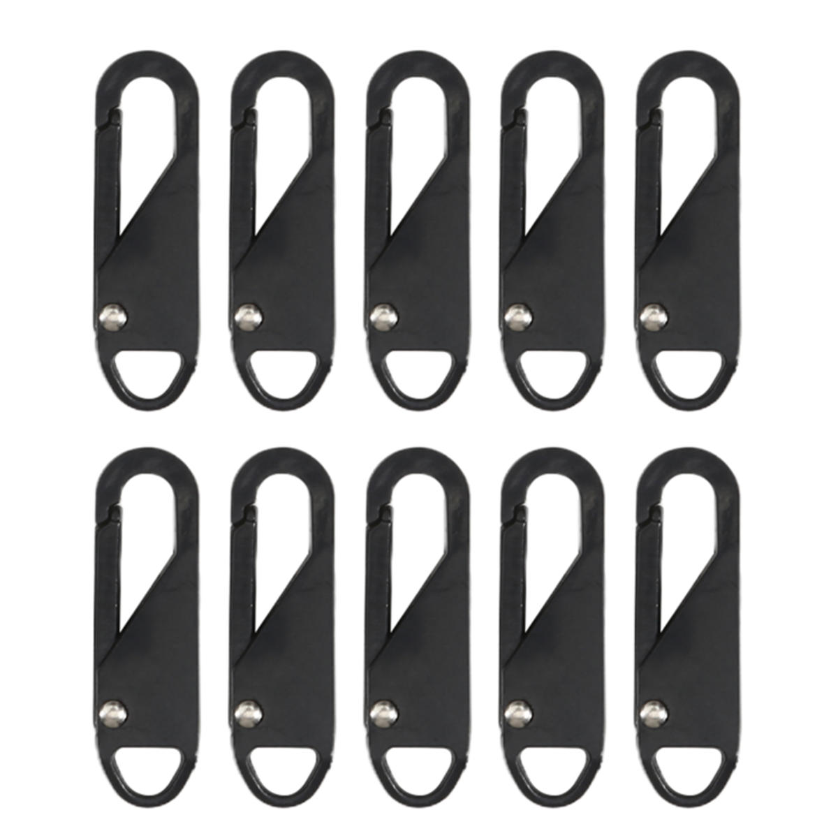 

Заменители пуллеров молнии, Ремонт слайдера молнии, Мгновенные головки молнии, Ручка-пуллер, Удлинитель молнии для ткани, дорожной сумки one size чёрный