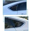 For Ford Mondeo Fusion Sedan 2013-2018 ABS Plastic Rear Window Quarter Louver Cover Side Vent Trim Car Adhesive Accessories