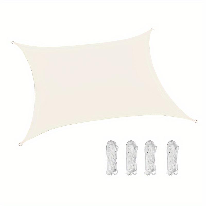 1pc UV Protection Sunshade Sail Oxford Cloth Rectangle Awning with Cooling Effect, Durable & Breathable Canopy for Patio Garden,Poolside