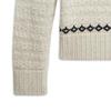 Polo Ralph Lauren Fair Isle Pattern Ribbed High Neck Sweater Kids Sweater Off-White 313920103-001