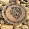 60.96 Cm Wolf Battleworn Wooden Shield Medieval Viking Warrior Shield Wall Decor Shield Best Gift for Decoration