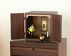 Mini Buddhist Space for Walnut Color "INORU SPACE" Altar, Prayer, Compact, No. 11,