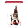 High-end Knitted Christmas Gnome Plush Ornament with Pointed Hat
