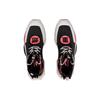 Li Ning Reburn Slip Resistant And Abrasion Resistant Coverage High top Sports Casual Shoes Men's Black Red AGBN054-1