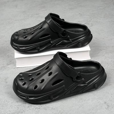 Mode Herren Hausschuhe Neu Sommer EVA Rutschfeste Plateau Pantoletten Sandalen Indoor Outdoor Laufschuhe Zehentrenner Strand Herren Freizeit Hausschuh