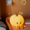 Cute Pumpkin Night Light, Dimmable Silicone Cartoon Pumpkin Lamp With Timer, Rechargeable Touch Nightlight For Nursery Bedroom