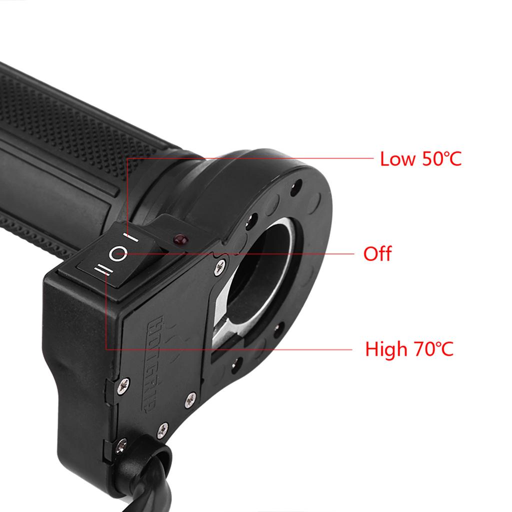 1 Pair 22mm(7 8 ) Motorcycle Universal Electric Hot Heated Warm Hand Grips Handlebar