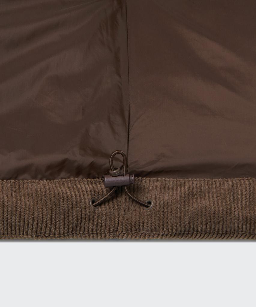 Musinsa Standard Daily Puffer Corduroy Short Padded Jacket [Baroque Brown]