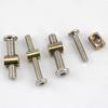 Nickel-Plated Phillips Hex Socket Crib Screw & Nut Set, M6/M8