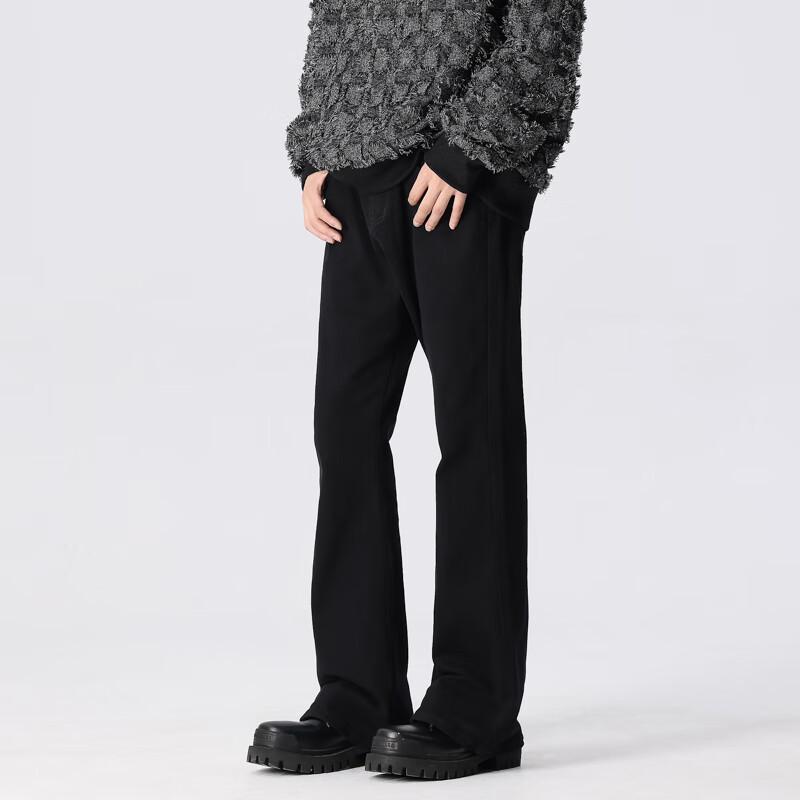 

Нові джинси кльош унісекс з ефектом прання L