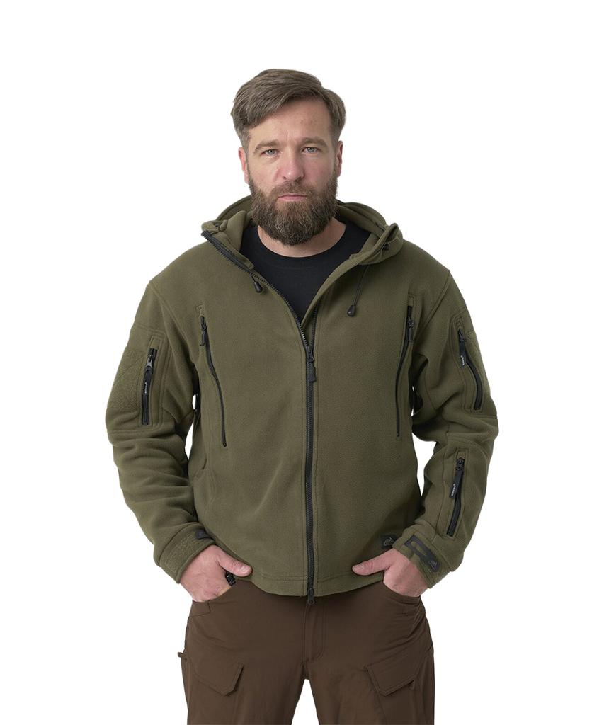 Helikontex Patriot Heavy Fleece Jacket Olive Green