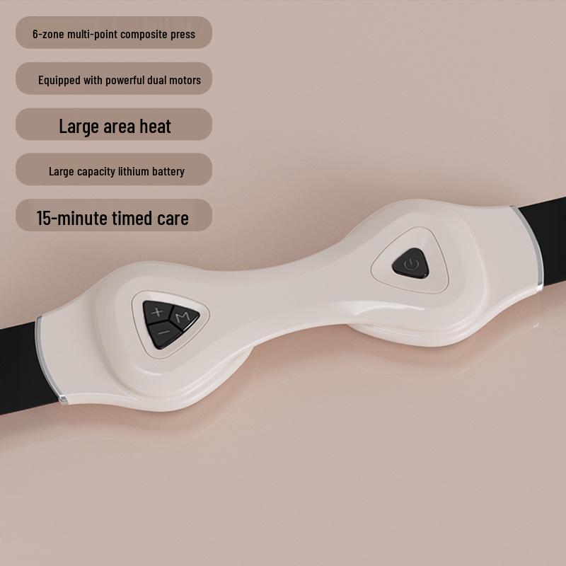 

Portable EMS Waist and Abdomen Massager with Microcurrent and Heat Therapy Beige