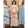 Indonesia Middle East Arabia Turkey Saudi Arabia Indonesia Hot Drilling Beads Print Robe Dress Dresses