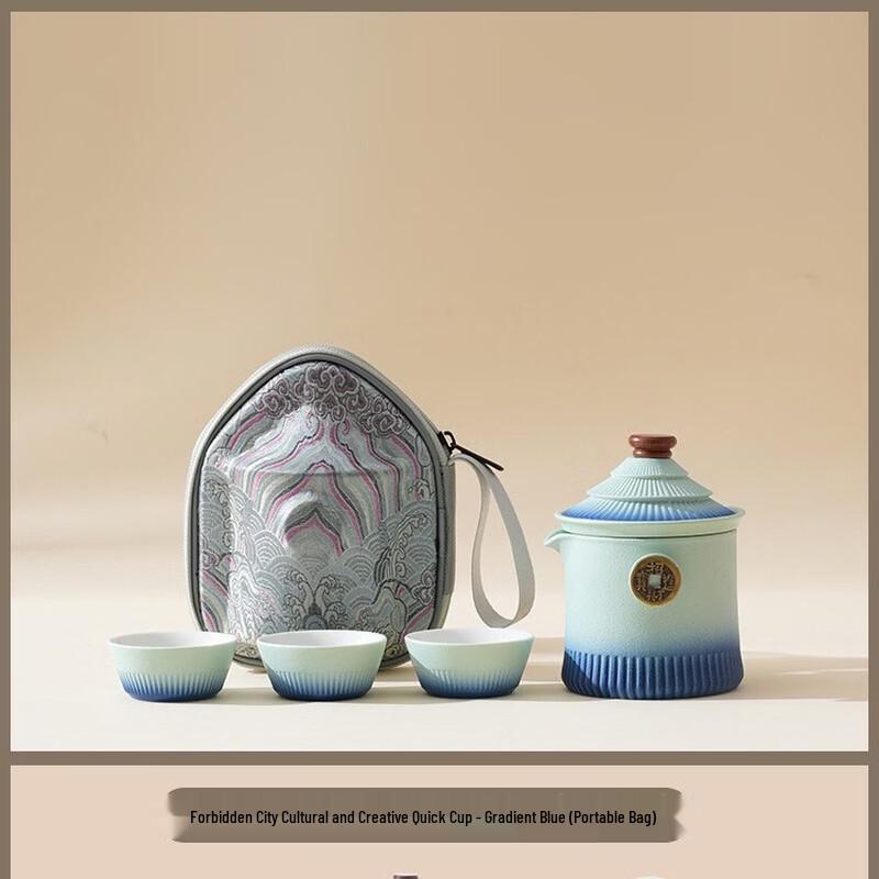 Mingzhanxuan Forbidden City Portable Ceramic Tea Set