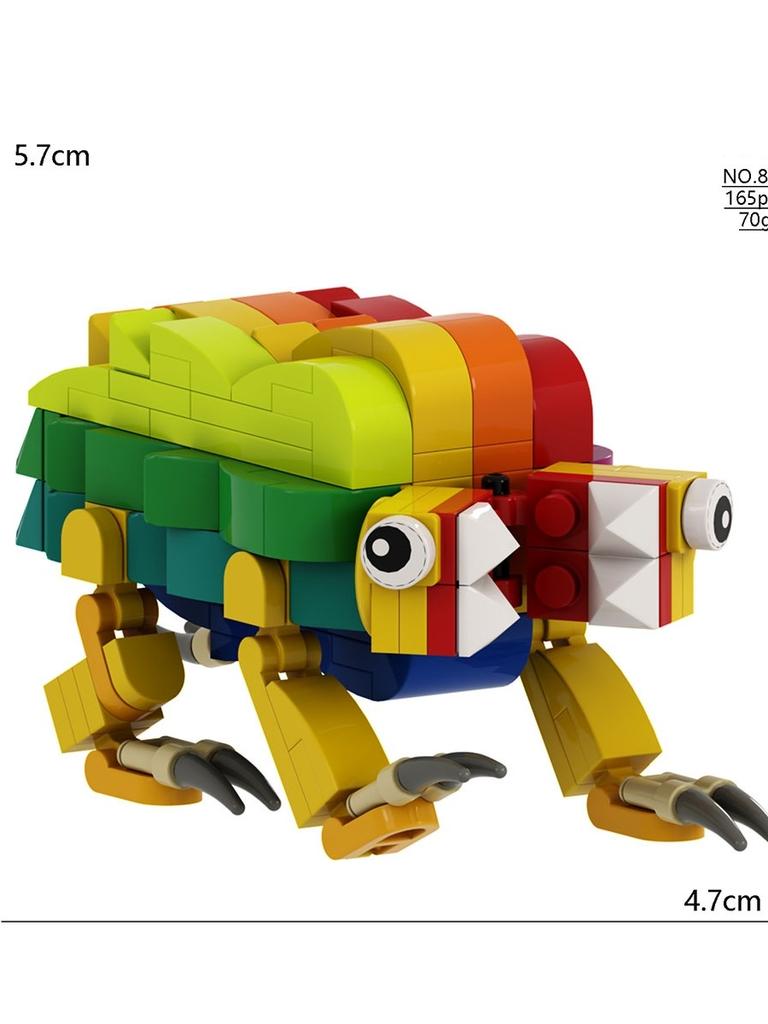 Smiling Poppy4 Critters Game Characters Building Blocks Toys Kidss Toys Puzzle