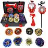 Super King 8-teiliges Gyro Burst Beyblade-Set mit funkelndem Launcher und Aufbewahrungsbox