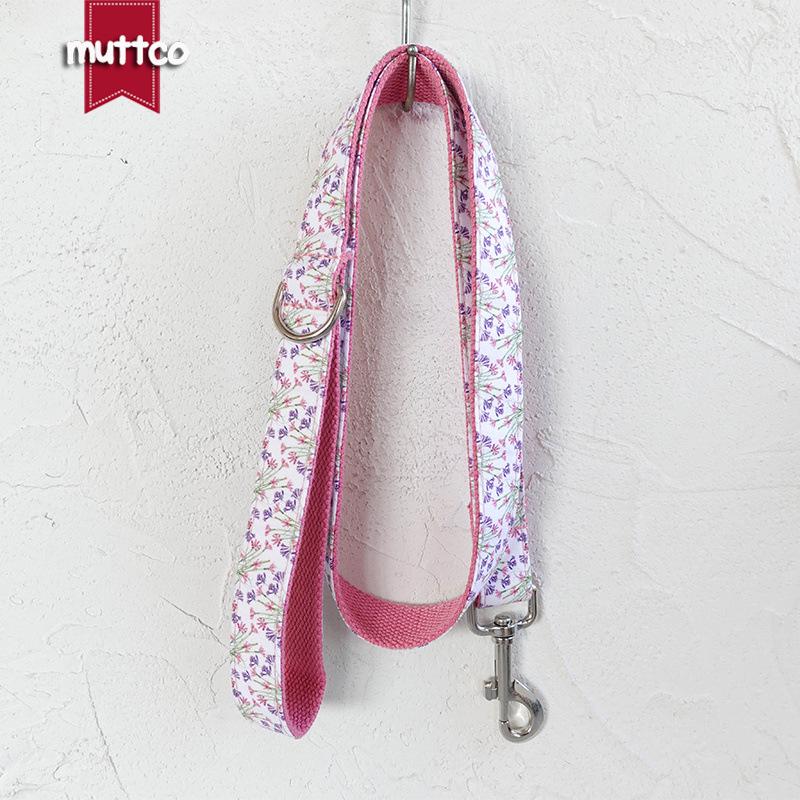 MUTTCO Eco-Friendly Purple Petunia Dog Leash (UDL-133) Large