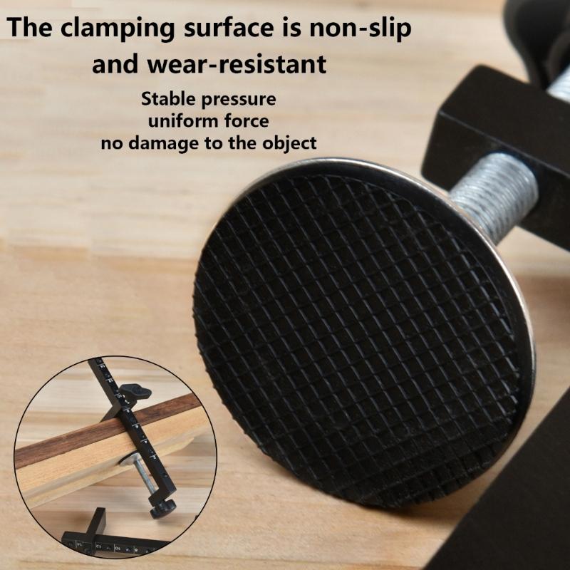 Verstellbare Schraubzwinge Halterung Schrank Werkzeug Montageclip Tischklemme für Schreibtisch Tisch Werkbänke Stuhl Einfach zu bedienen