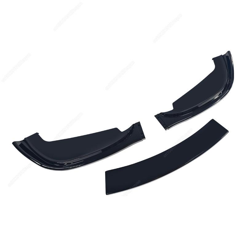 Car Front Bumper Lip Spoiler Splitter Diffuser Canards For BMW E46 M3 Coupe/Cabrio 2001-2006 ABS Gloss Black Bodykits Tuning