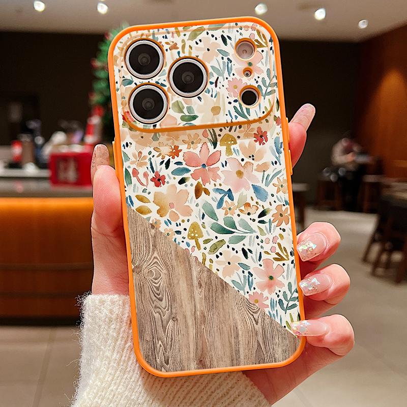 Book Flowers Print Case For iPhone 17 Pro Max Magnetic For Magsafe Hybrid TPU+PC Matte Cover For iPhone 16 15 14 13 Pro Max