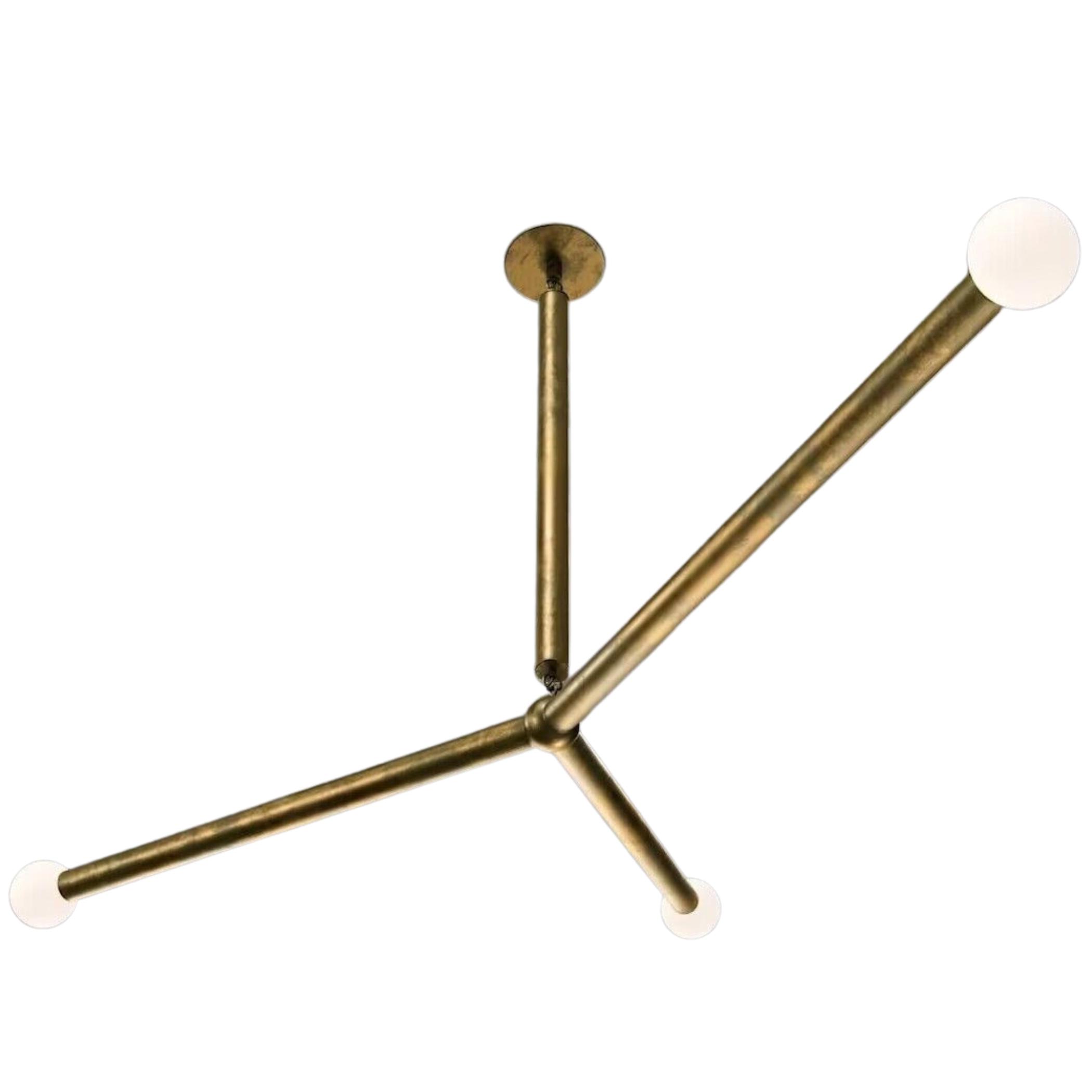 

Brass Arrow Large light Fixture Brass Light Apparatus lighting Mid Centu