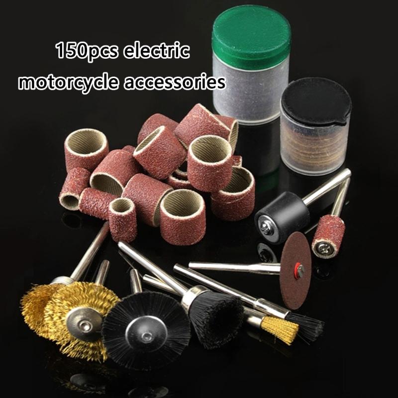 Multiple Style Abrasive Brushes Sandpaper Rings For Power Tool Metalwork Rusts Removal And Front Finishing