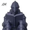Reading Themed Gift 3D Printed Medieval Knight Book Corner Ornament, Figurine Retro Armor Statue Nook Decor, Creative Bookend for Bookshelf,