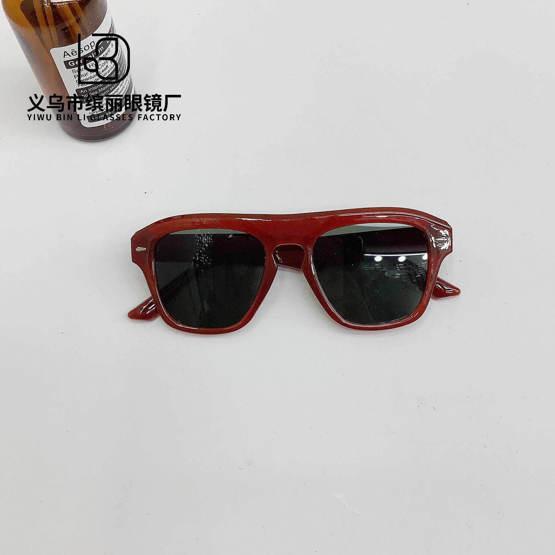 Хит продаж Солнцезащитные очки Gm Женские Douyin Прямой эфир Солнцезащитные очки Модные очки с квадратной оправой