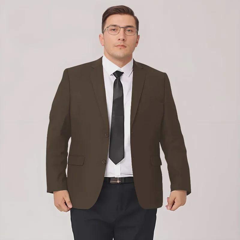 Men's Plus Size Black Suit: Business, Formal, Casual, or Wedding Wear