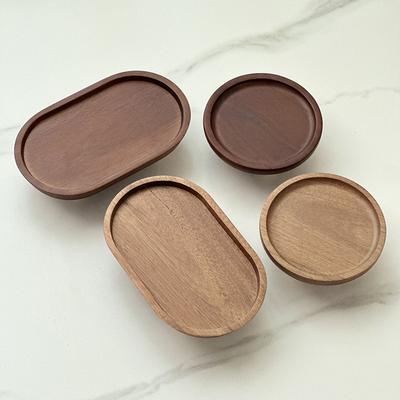 Solid Wood Jewelry Display and Storage Tray, Ring Accessory Trays Aromatherapy Ornaments Key Storage Tools Household Decorations