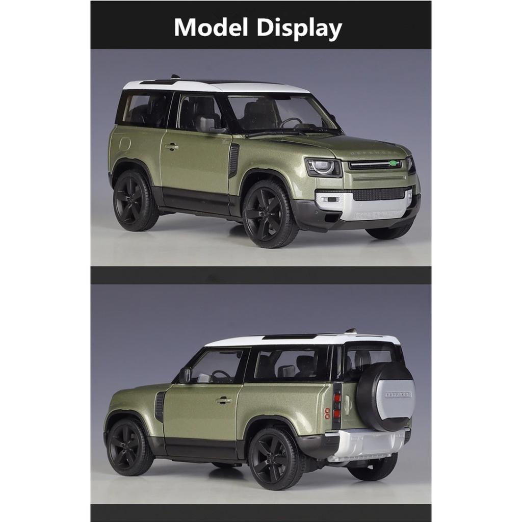 Welly 1/26 Land Rover Defender 2020 SUV Alloy Car Model Diecast Metal Toy Off-road Vehicles Car Model Simulation Childrens Gifts