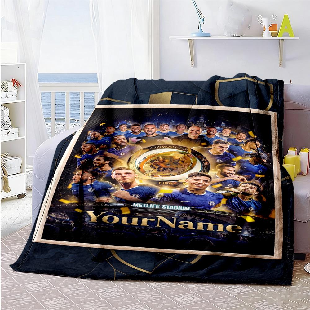Chelsea Personalized Name Blanket Gift Customizable Blanket Durable Comfort for Sofa Office Chair Chair Livingroom Four Seasons Universal