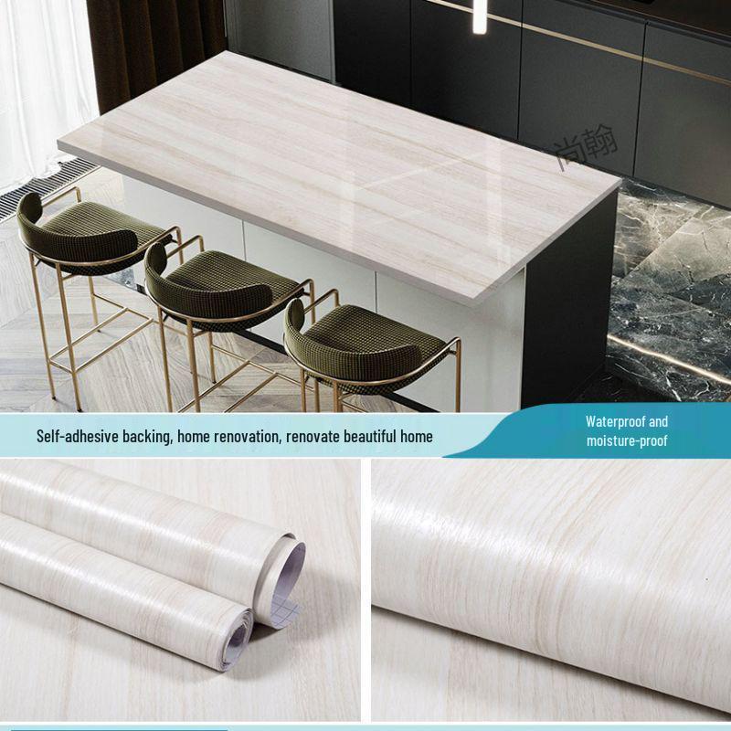 

Водонепроницаемые самоклеящиеся обои под дерево для стола, шкафа и тумбы 60cm x 1m