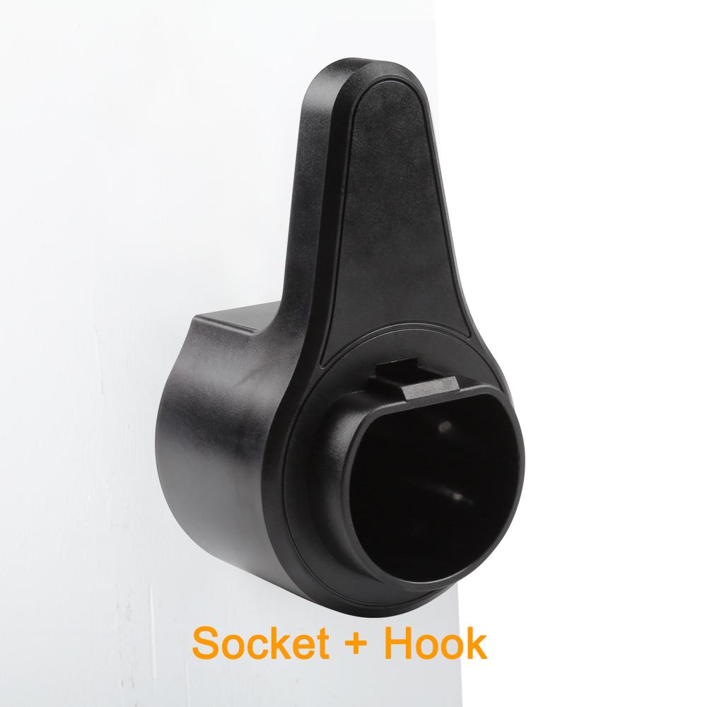 EV Type 1 J1772 Charger Holder for Electric Car Charging Cable Connector Socket Plug Wallbox Mount EV Charger Stand