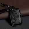 Smyfob Land Rover Key Fob Cover Leather Strap for Land Rover Discovery Defender Range Rover Keychain Holder Car Key Case