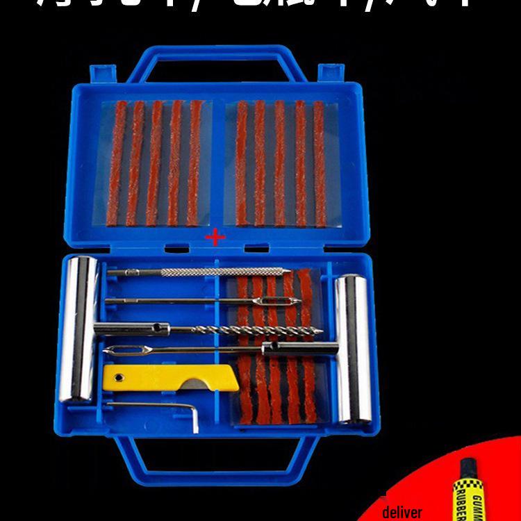 Schnelles Reifenreparatur-Gummistreifen-Set für Autos, Motorräder & Elektrofahrzeuge