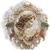 Frame Lady Profile with Butterfly Silicone Fondant Molds Cake Decoration Cupcake Topper Chocolate