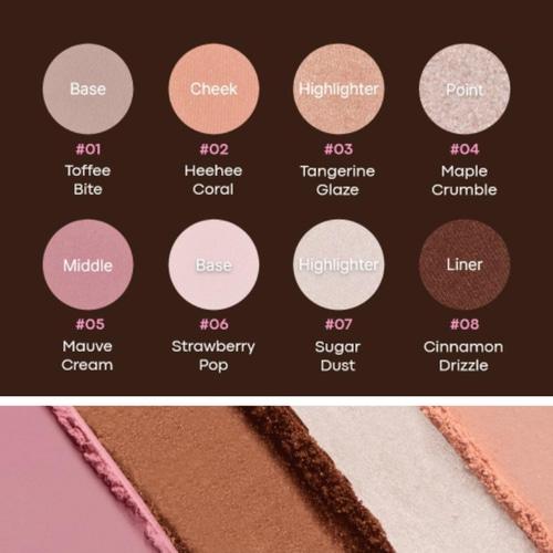 TONYMOLY Eye Tone Donut Eyeshadow Palette 7g*8colors[Zootopia Limited Edition]