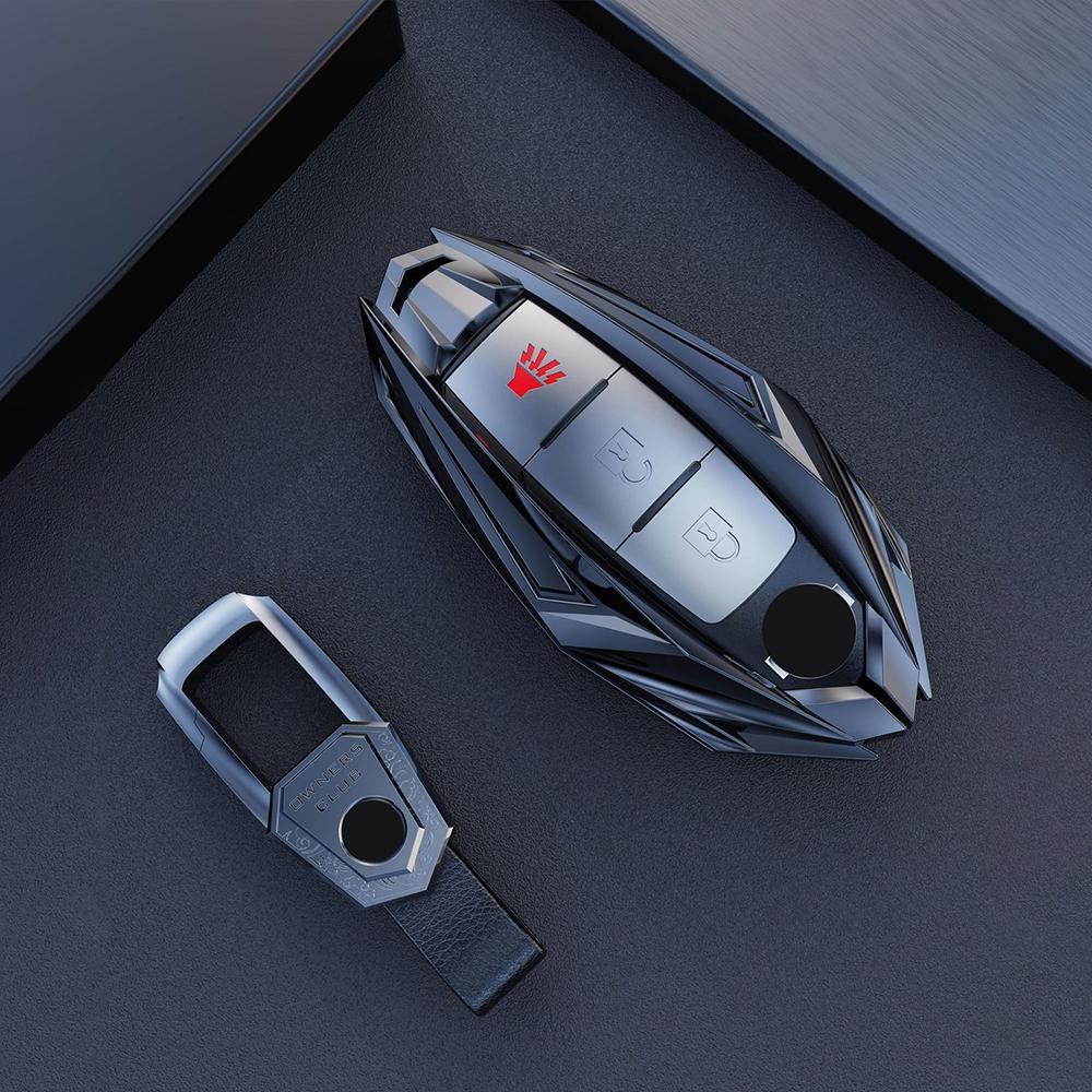 Zinc Alloy Car Key Cover Case For Nissan Juke Leaf Micra K12 Note Patrol Qashqai J11 J10 Tiida Versa X-Trail Xtrail X Trail T32