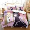 New Marin Kitagawa Bedding Set Single Twin Full Queen King Size Bed Set Adult Kid Bedroom Duvet Cover Sets 3D Print Anime Bed741