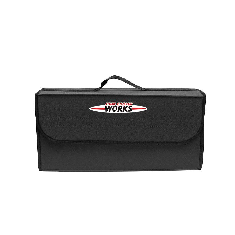 Car Storage Box Auto Trunk Foldable Soft Felt Organizer Bag For MINI JCW Cabrio Cooper Countryman Aceman Clubman Coupe Hub Cap