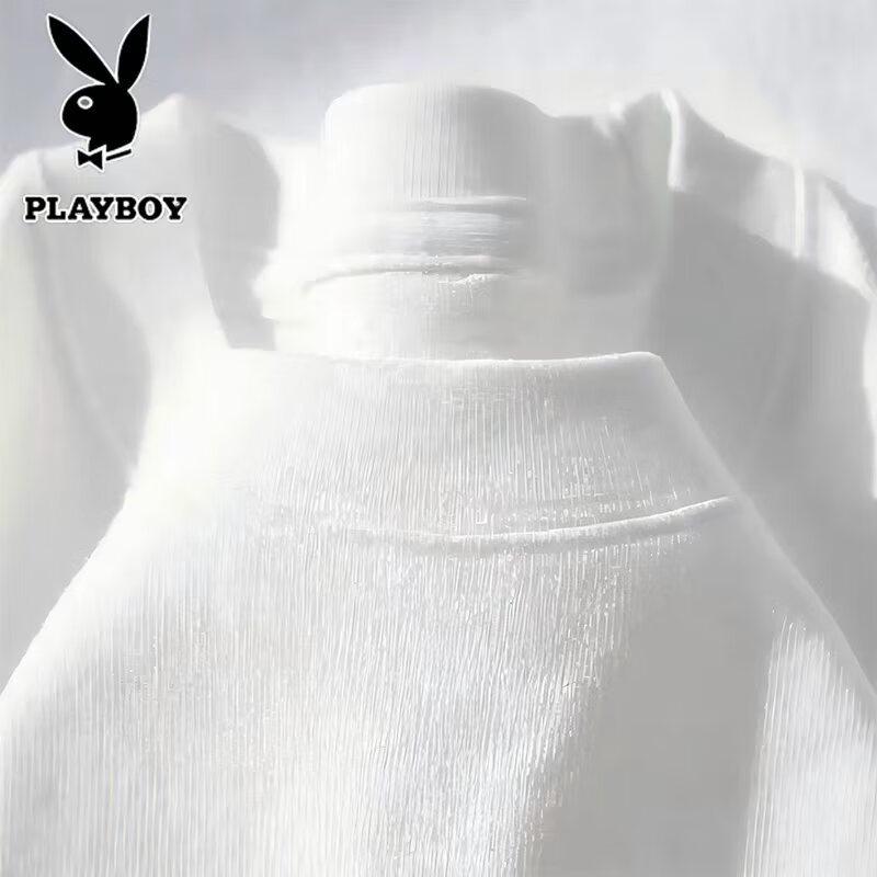 Playboy Men's Casual Round Neck Long Sleeve Sweatshirt