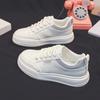 Platform White Shoes Women's Spring and Autumn New Student Versatile Niche Breathable Sneaker Slip-Proof Pad Shoes