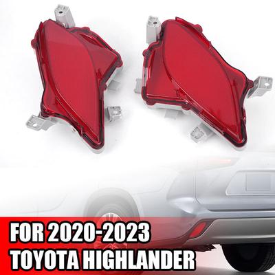 Rear Bumper Reflector Trim Fog Light For Toyota Highlander US Model - Left Right Turn Signal Light Warning Without Bulb