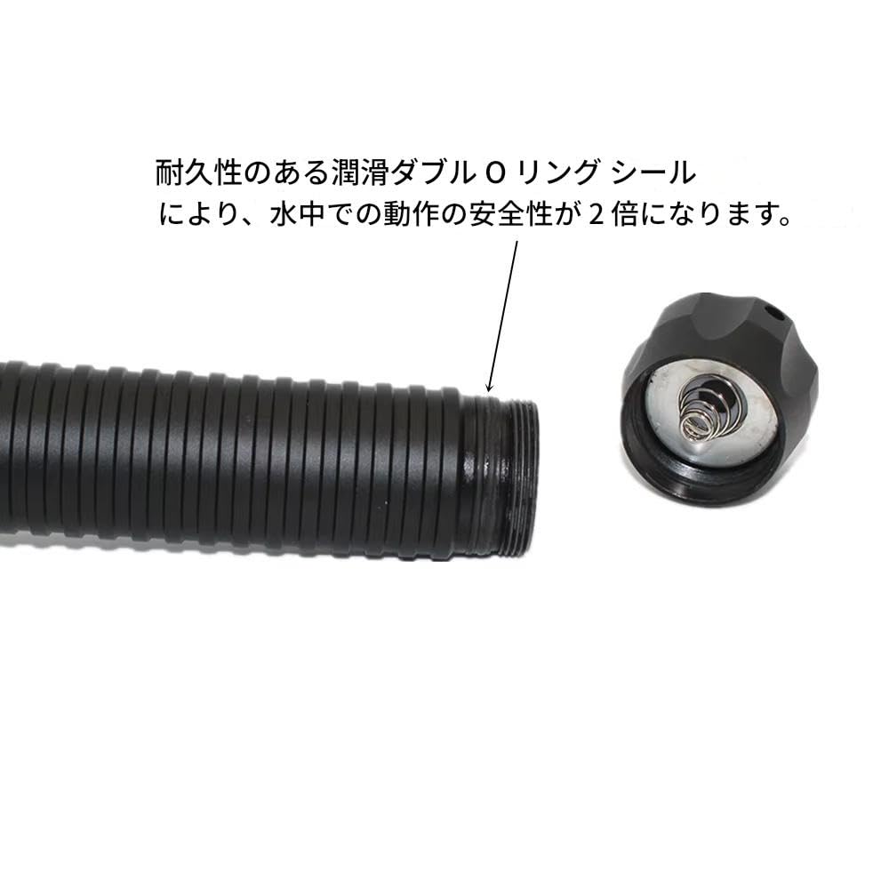 Zmart Cree XHP70 LED Diving Light, 4000 Lumens, 26650 X 2, 100m Waterproof, for Scuba Diving, Night Diving, and More